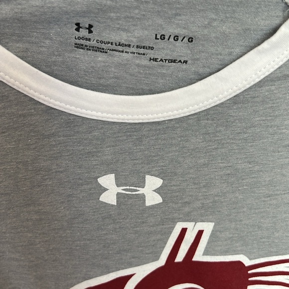 Under Armour Washington State University WSU Long Sleeve Baseball Tee Large - Picture 3 of 4